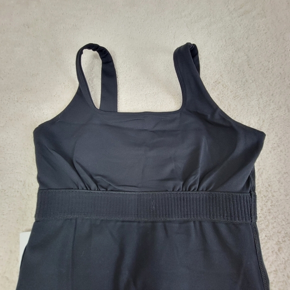 Girlfriend Collective Black Midnight Tommy Pickleball Unitard Dress Sz S NEW - Picture 7 of 11
